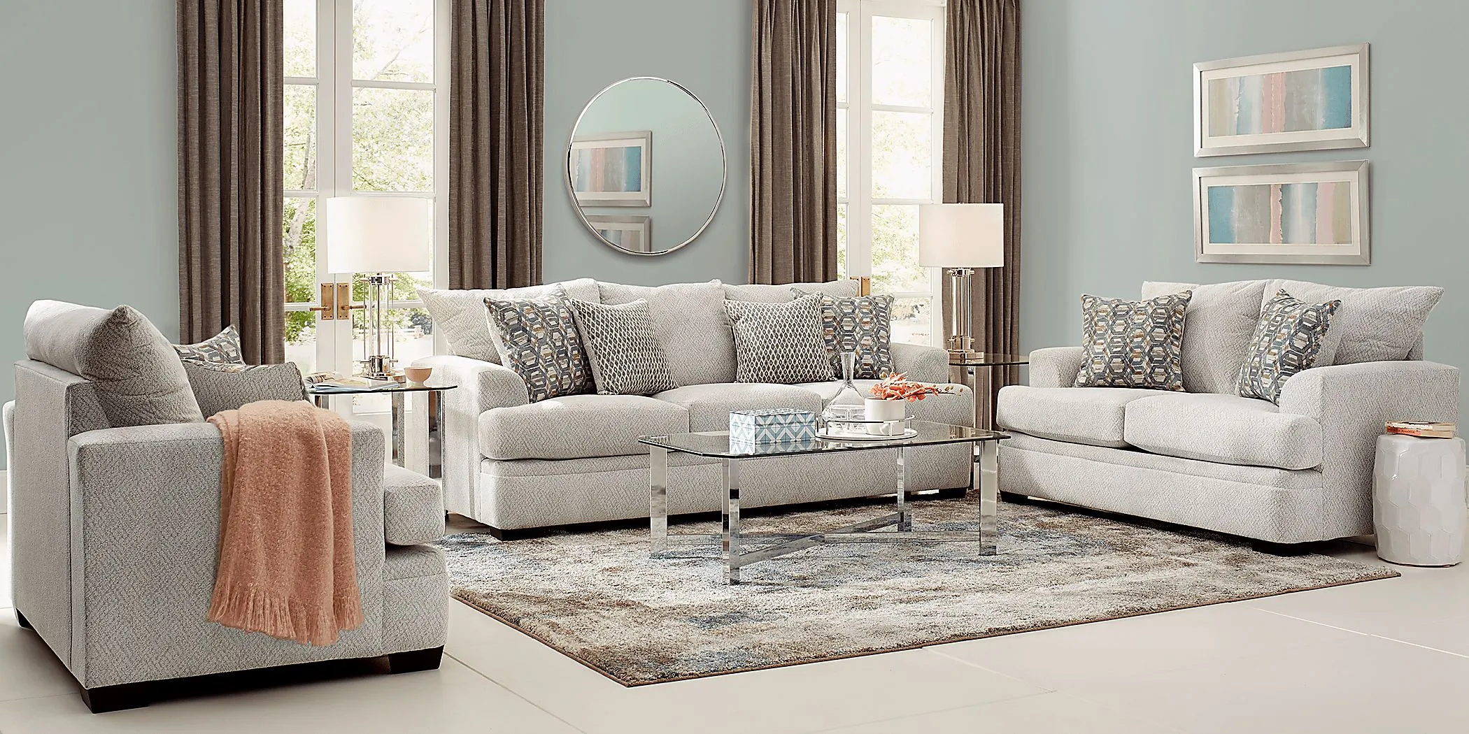 Blair Park Beige Loveseat