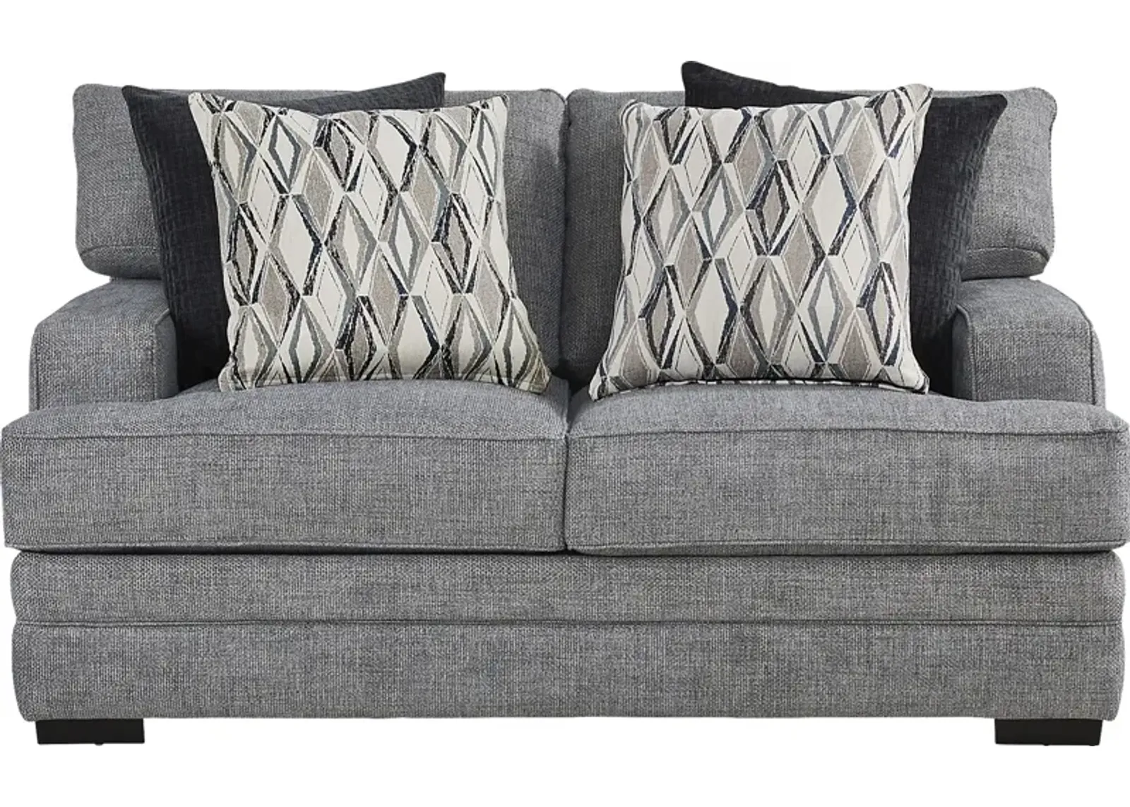 Morgan Falls Blue Loveseat