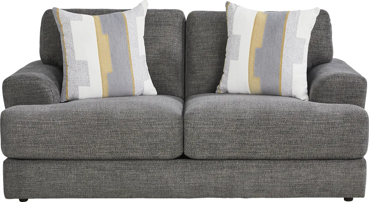 Brisbane Gray Loveseat