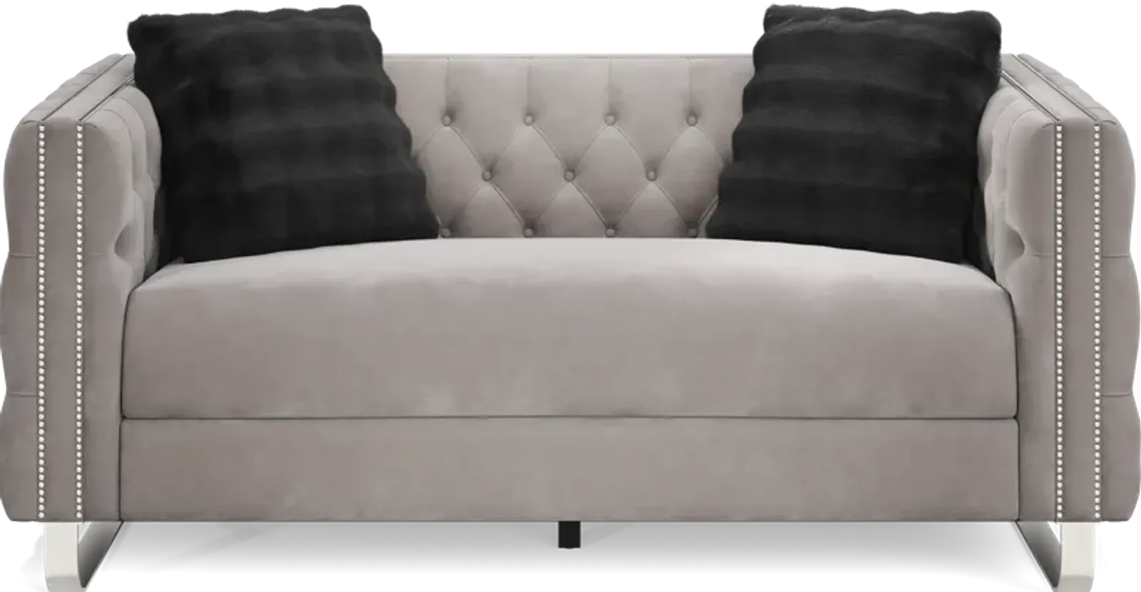 Corrella Gray Loveseat