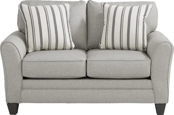 Beachfront Silver Loveseat