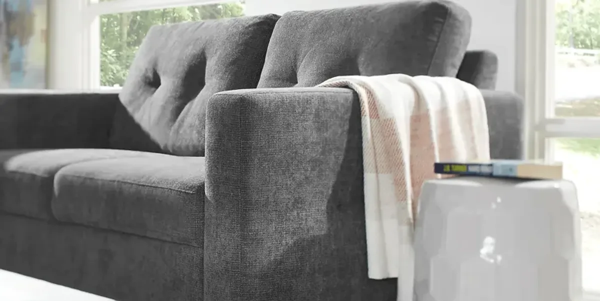 Bonavista Gray Loveseat