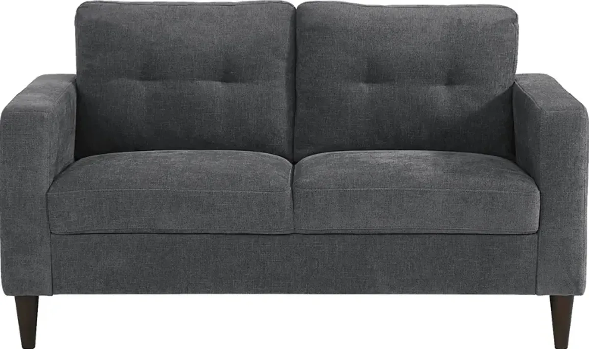 Bonavista Gray Loveseat