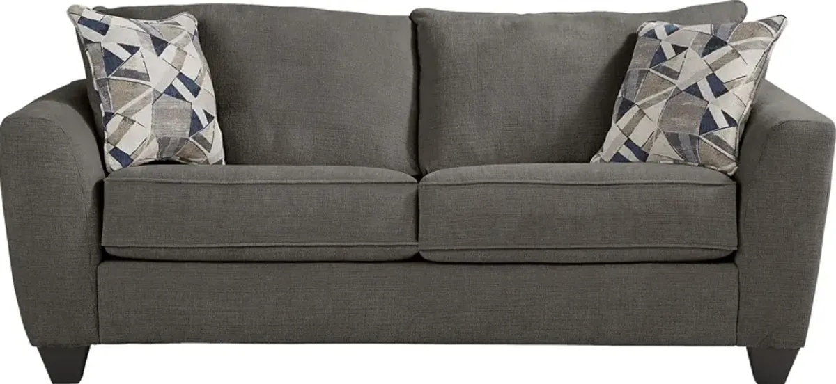 Sandia Heights Gray Loveseat