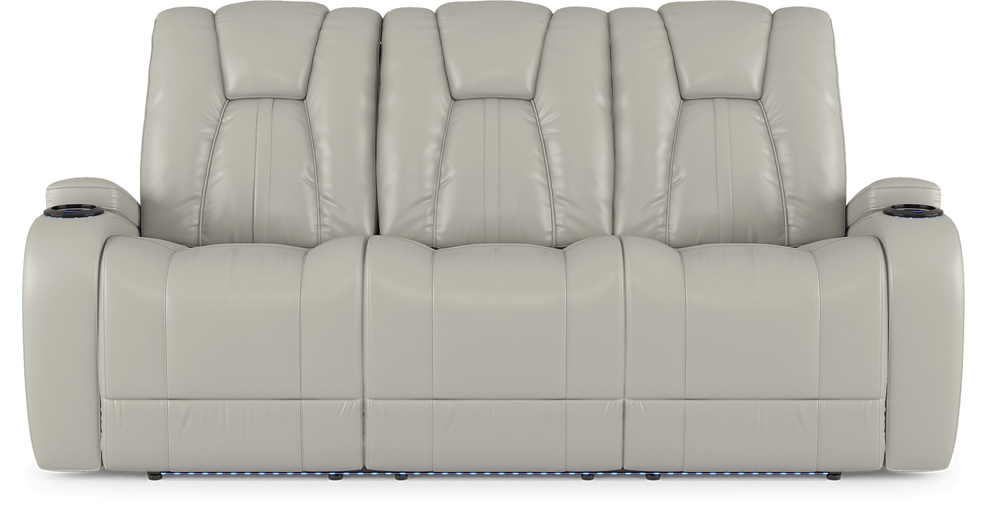 Kingvale Court Platinum 2 Pc Living Room with Dual Power Reclining Sofa