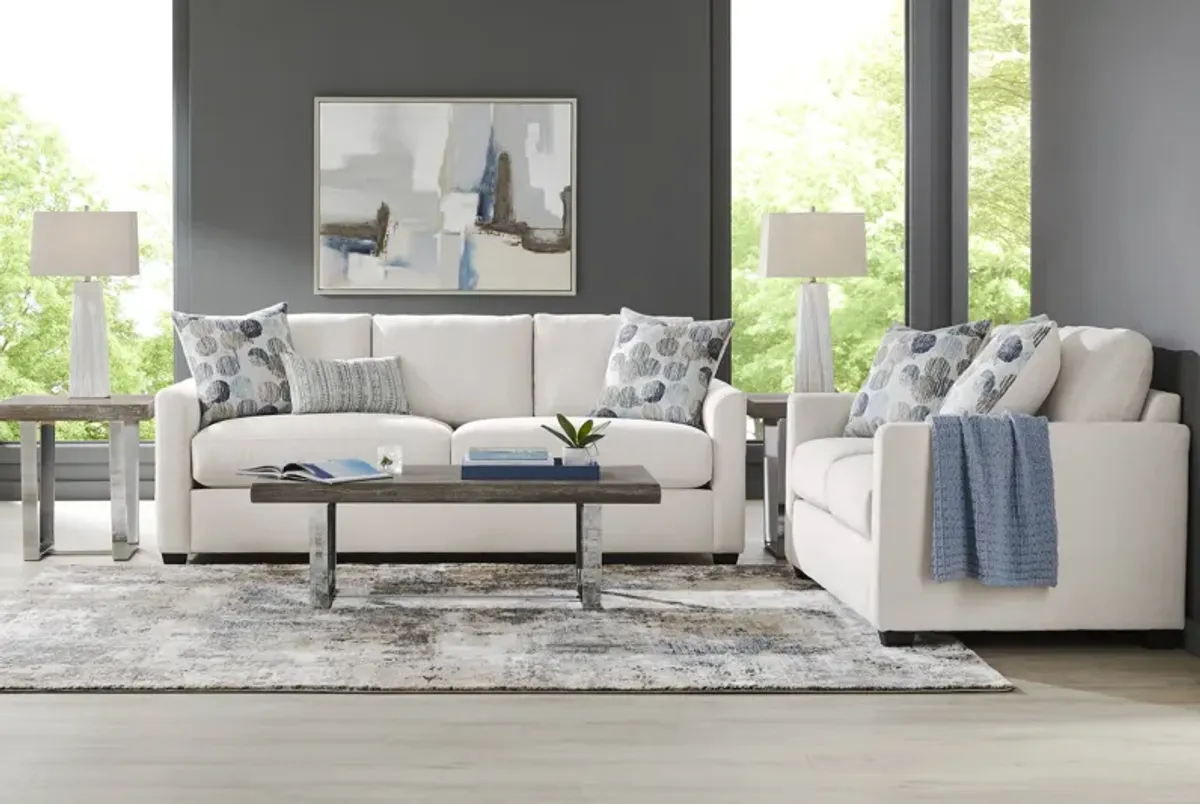 Caprice Ivory Loveseat