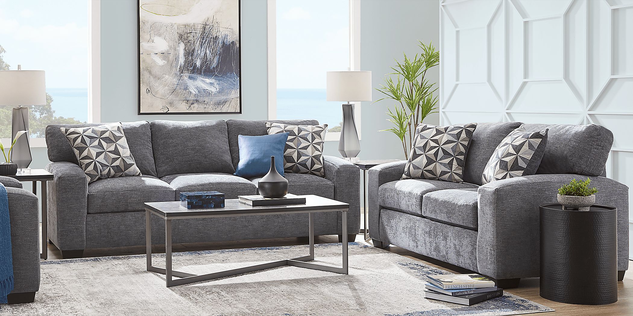 Finley Point Granite Loveseat