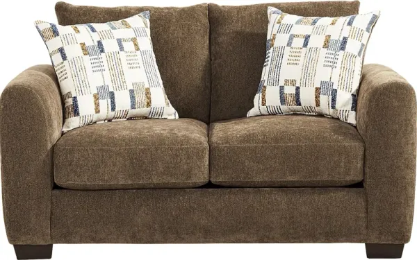 Chamberlain Brown Loveseat