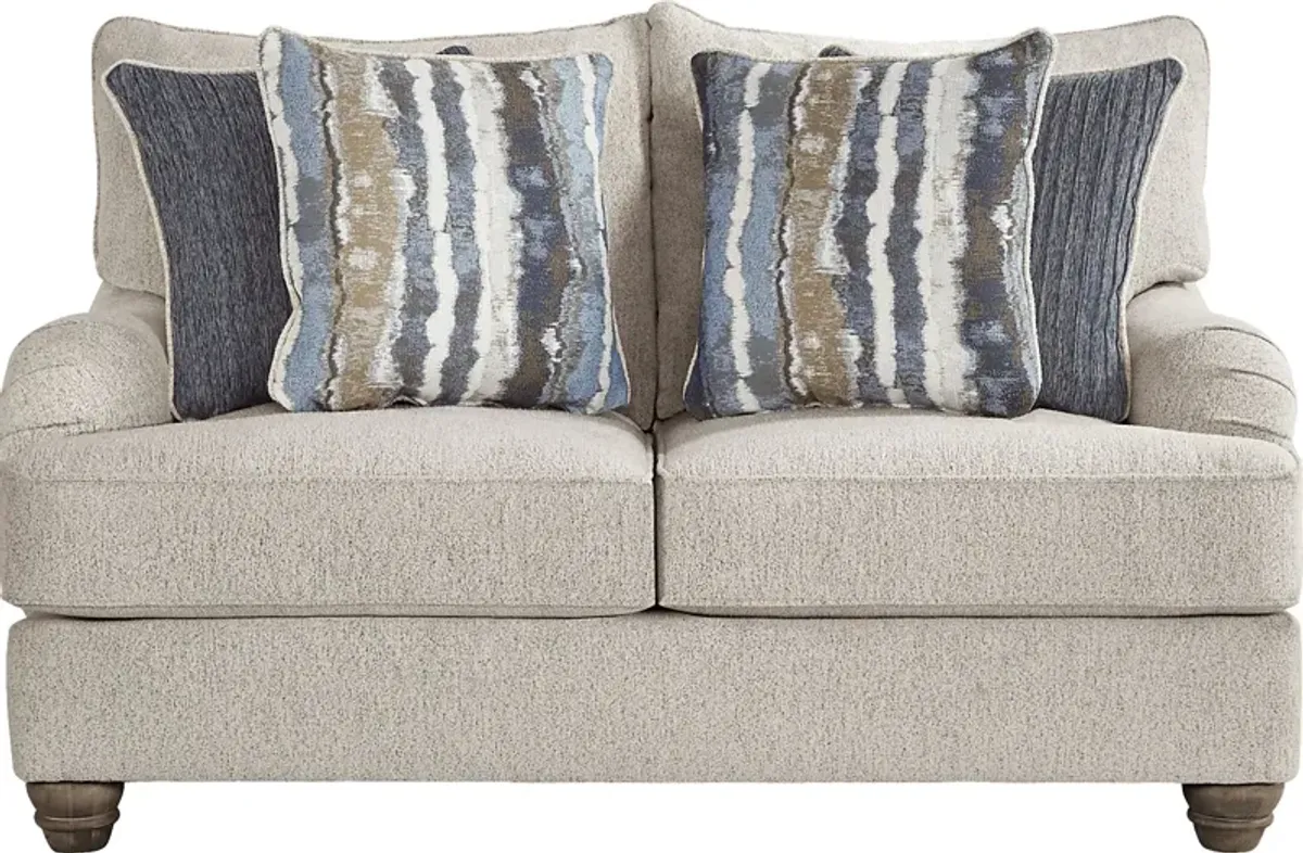 Beverly Glen Beige Loveseat