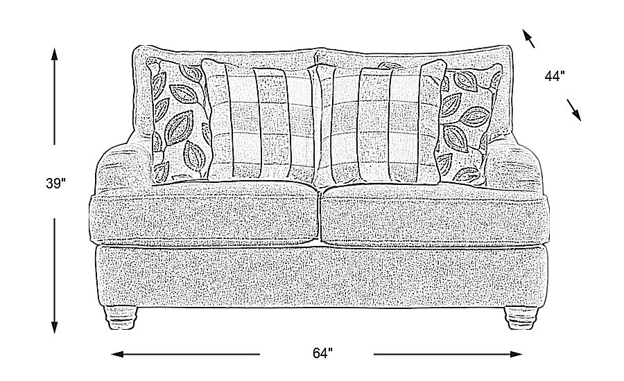 Stonehill Beige Loveseat