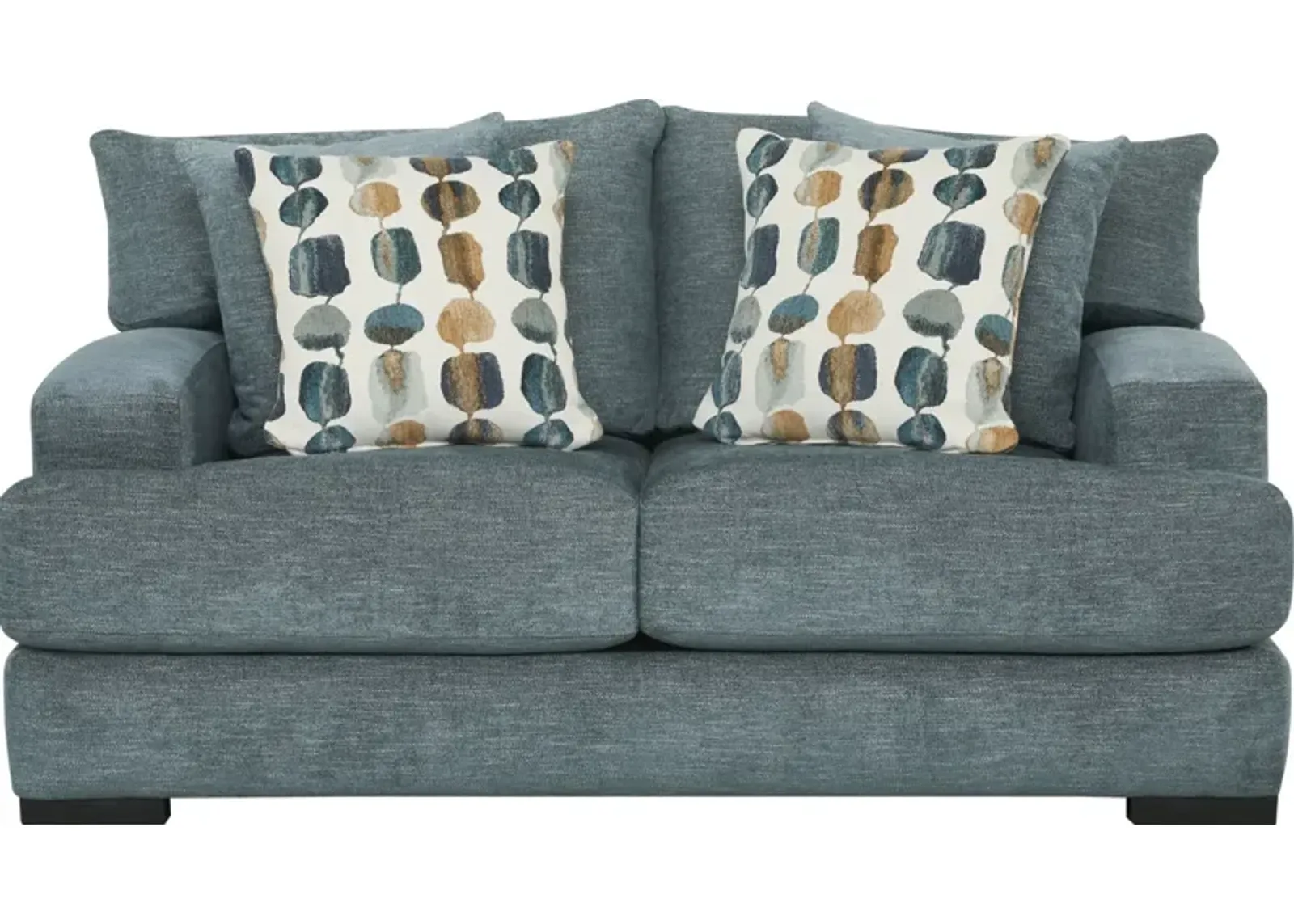 Archer Blue Loveseat