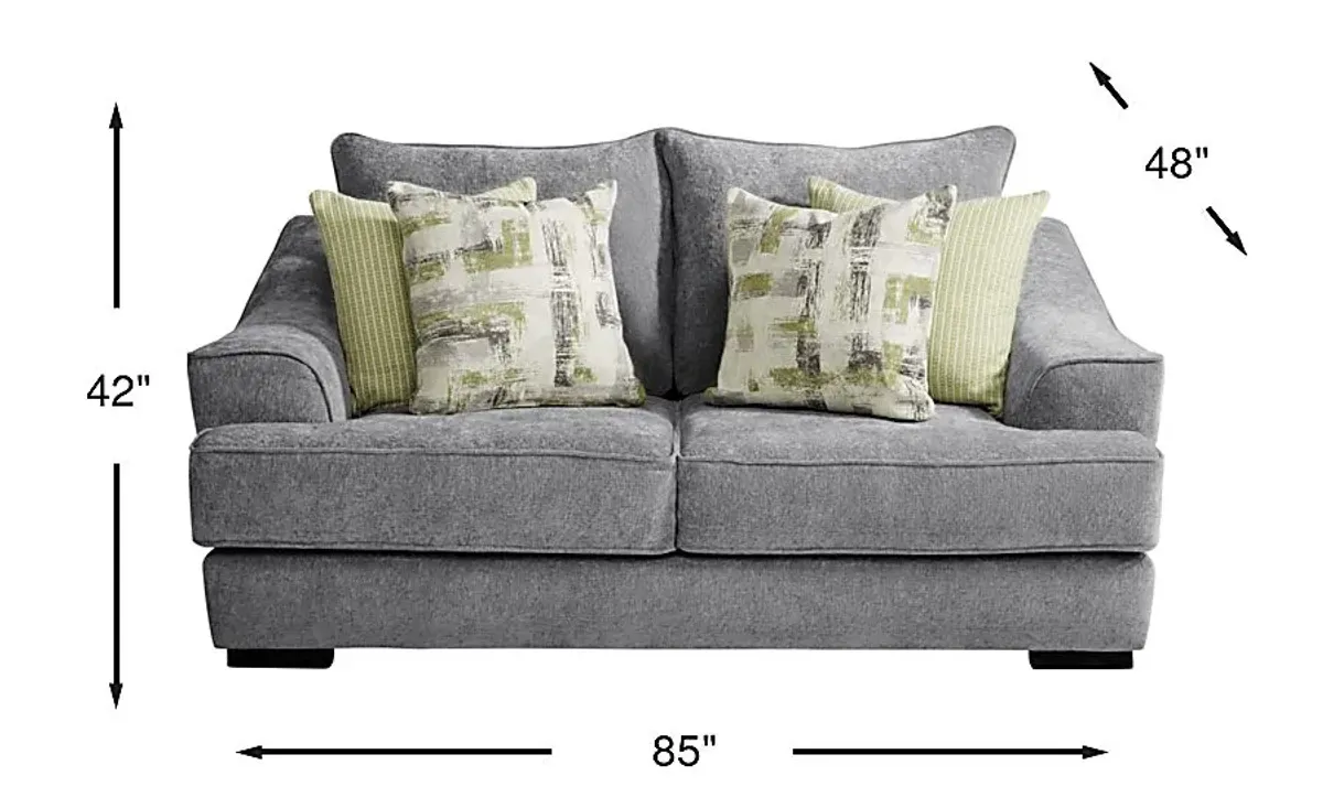Kinley Gray Loveseat