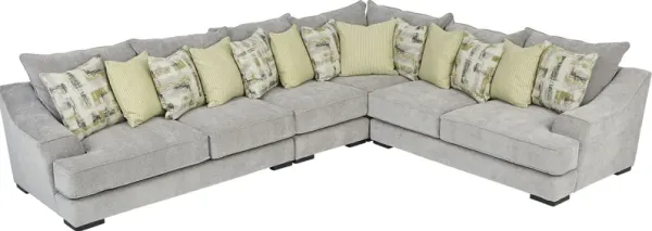 Kinley Gray 4 Pc Sectional