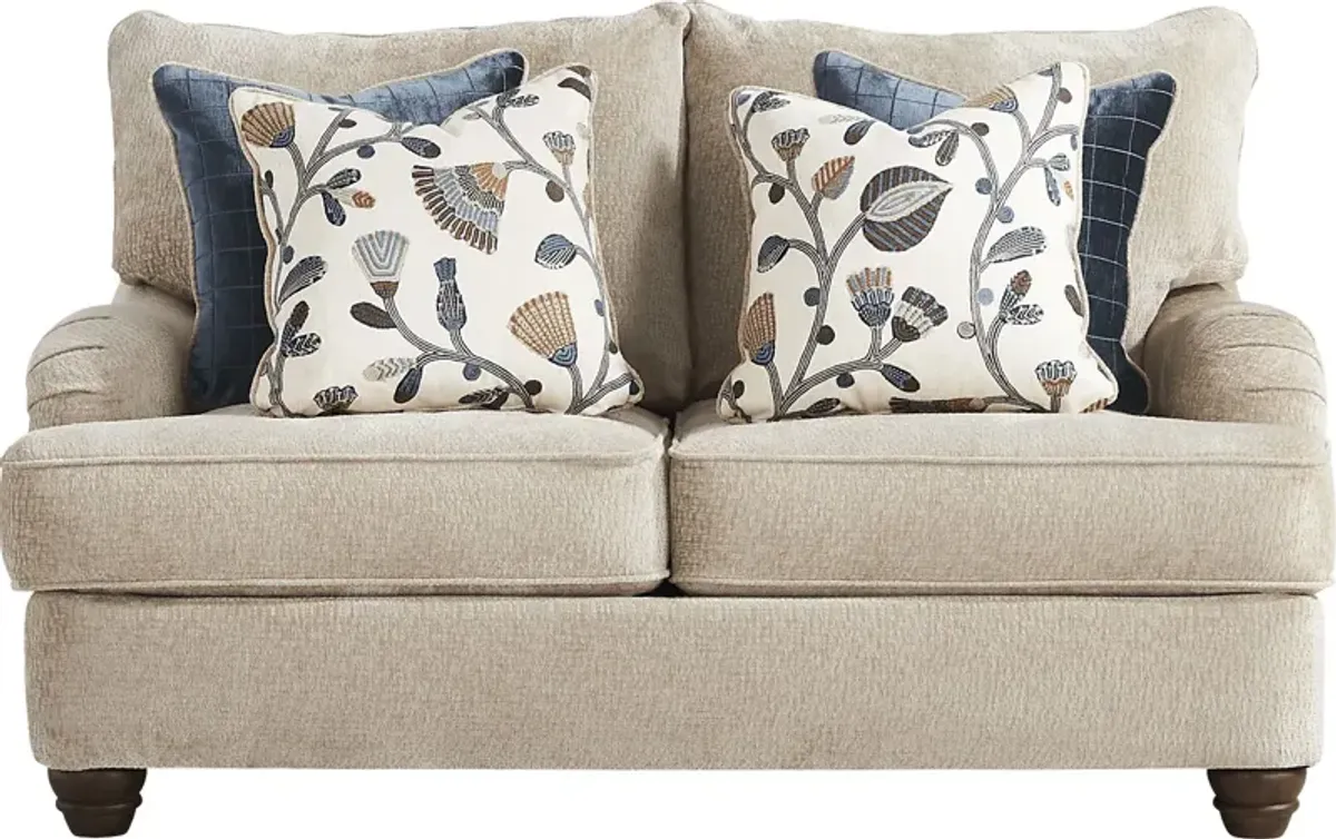 Berkeley Heights Beige Loveseat