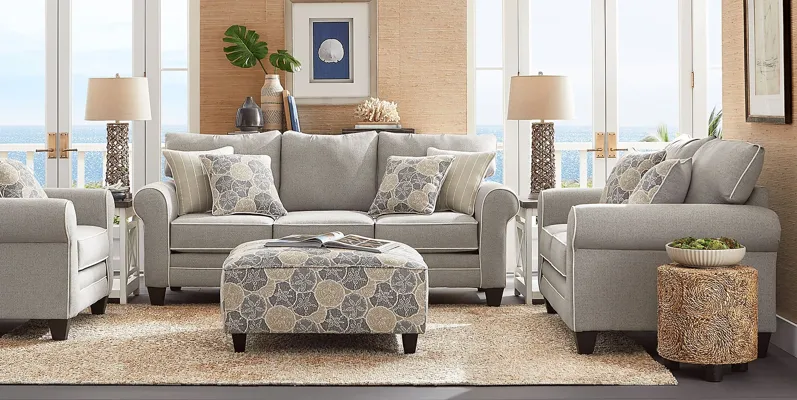 Kailani Coast Gray Loveseat