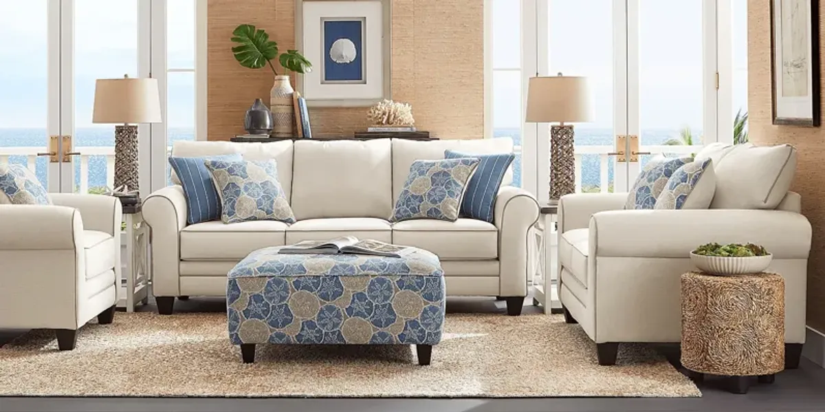 Kailani Coast Beige Loveseat