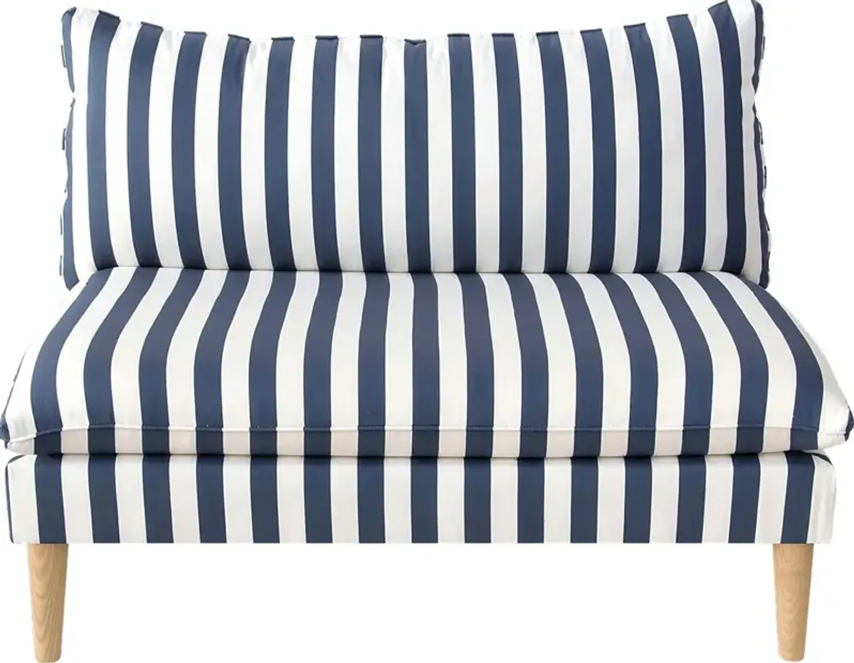 Matira Cove Blue Settee