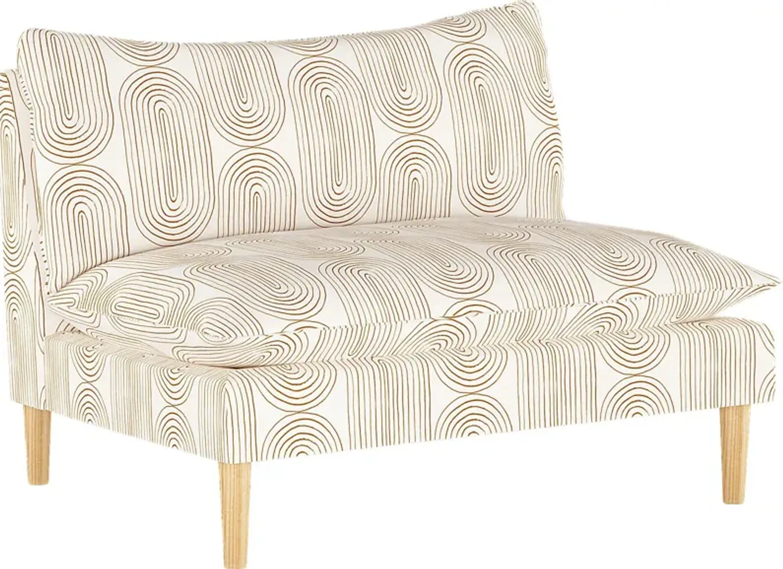 Golden Rust Dijon Settee