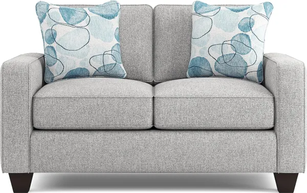 Alanis Bay Gray Loveseat