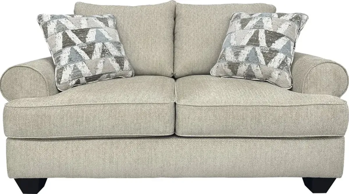 Hayward Beige Loveseat