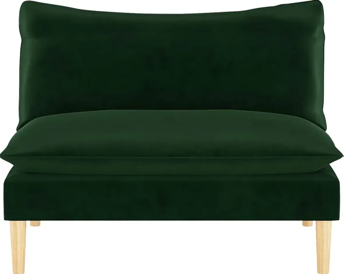 Deep Forest Emerald Settee