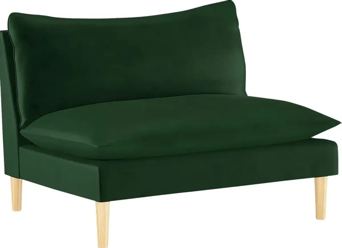 Deep Forest Emerald Settee