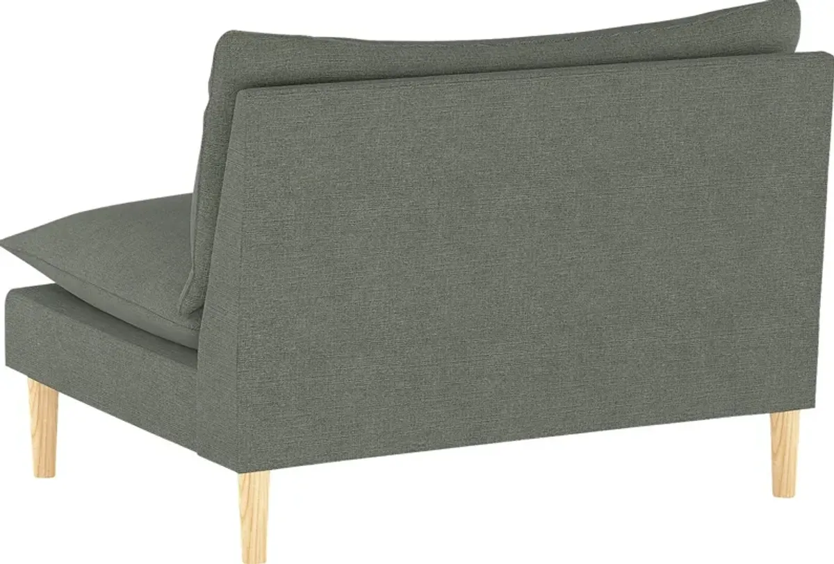 Deep Forest Charcoal Settee