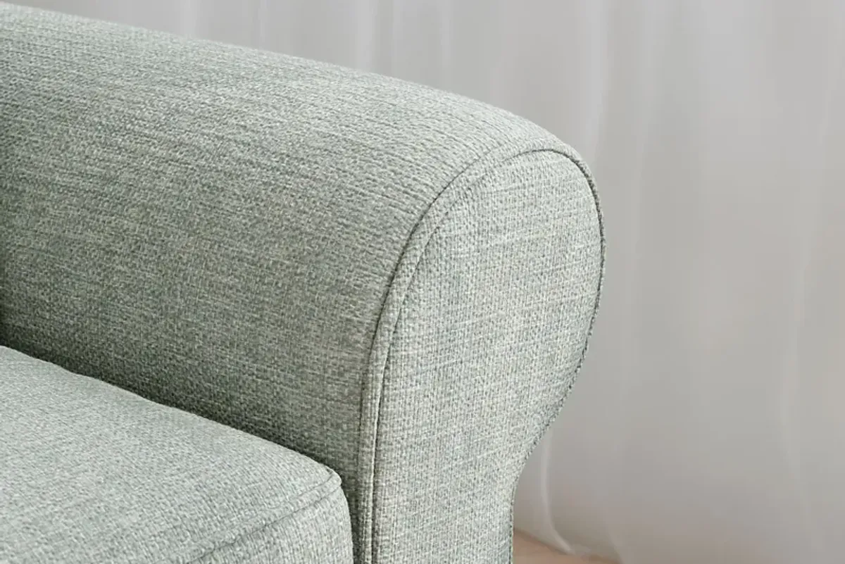 Bellingham Willow Green Textured Loveseat