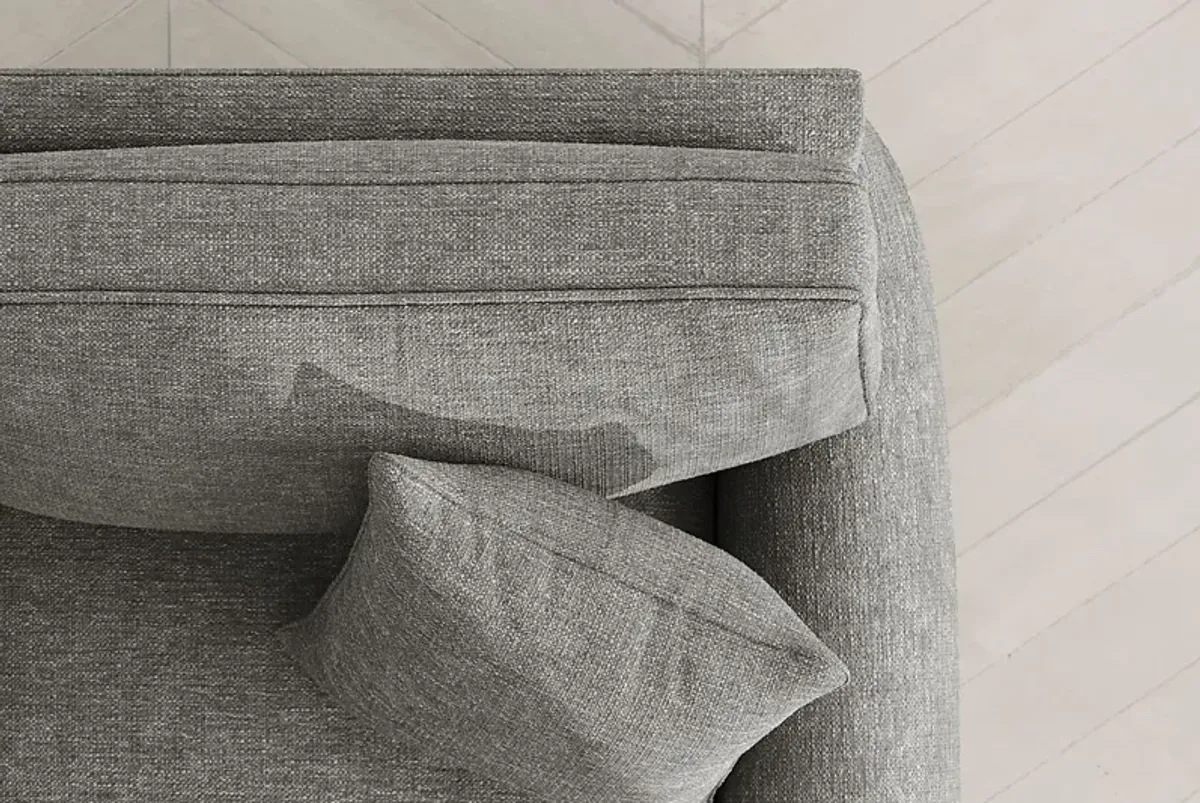 Bellingham Gray Textured Loveseat