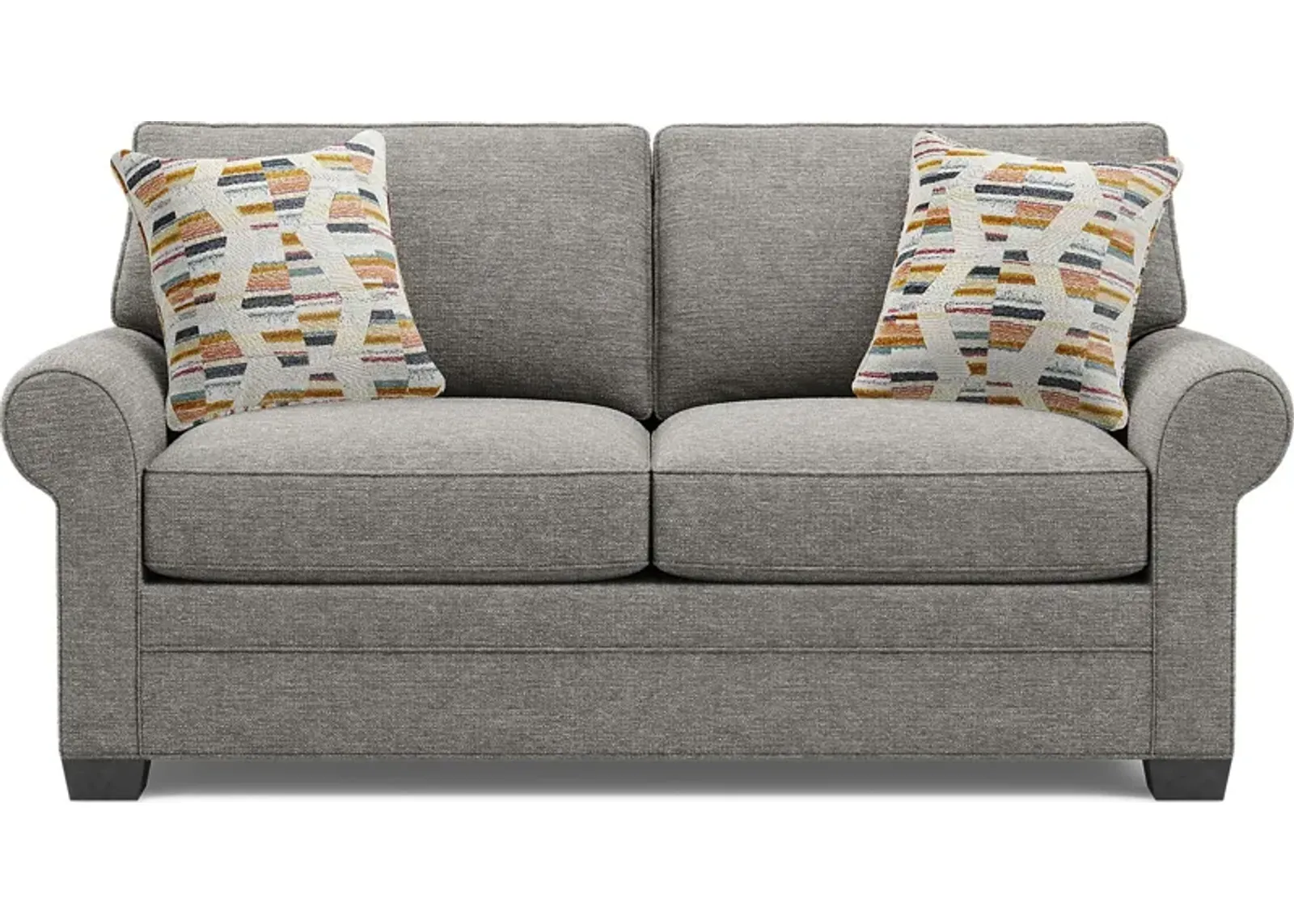 Bellingham Gray Textured Loveseat