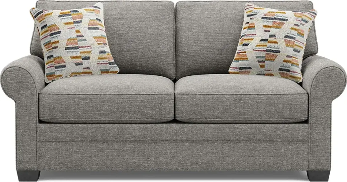 Bellingham Gray Textured Loveseat