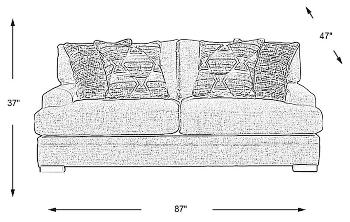 Bedford Park Ivory Apartment Sofa