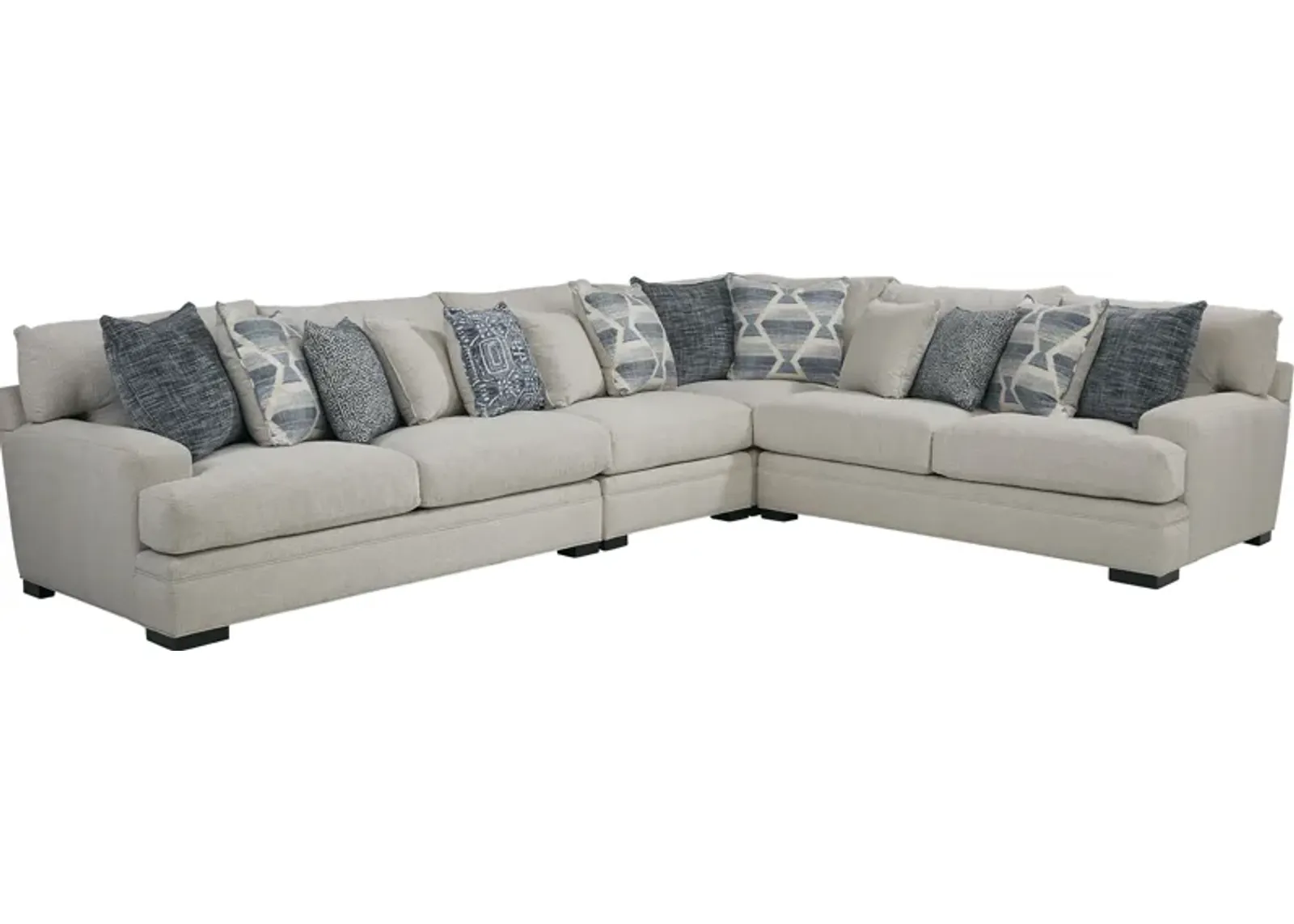 Bedford Park Ivory 4 Pc Sectional