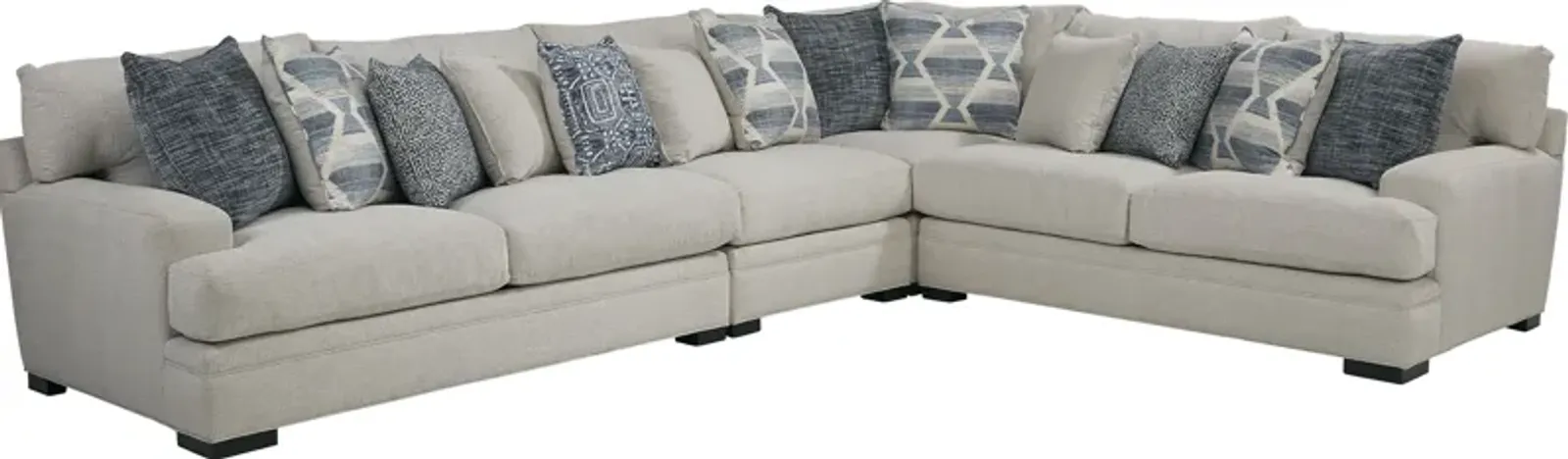 Bedford Park Ivory 4 Pc Sectional