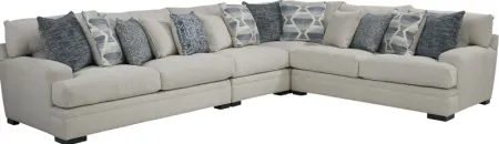 Bedford Park Ivory 4 Pc Sectional