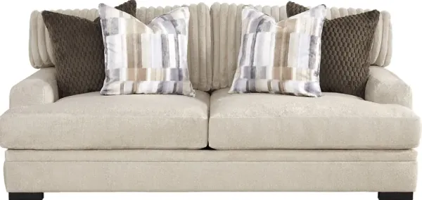 Hudson Street Beige Loveseat