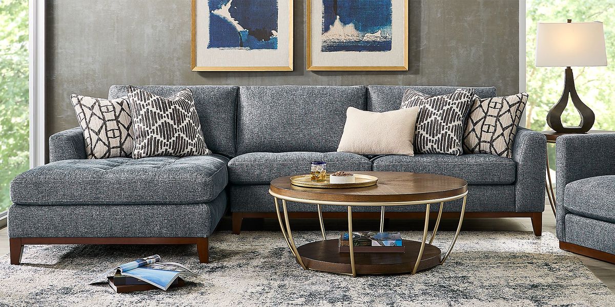 Harmon Indigo 2 Pc Sectional by Rooms To Go