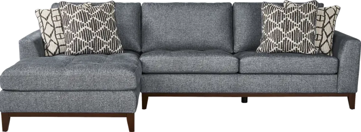 Harmon Indigo 2 Pc Sectional