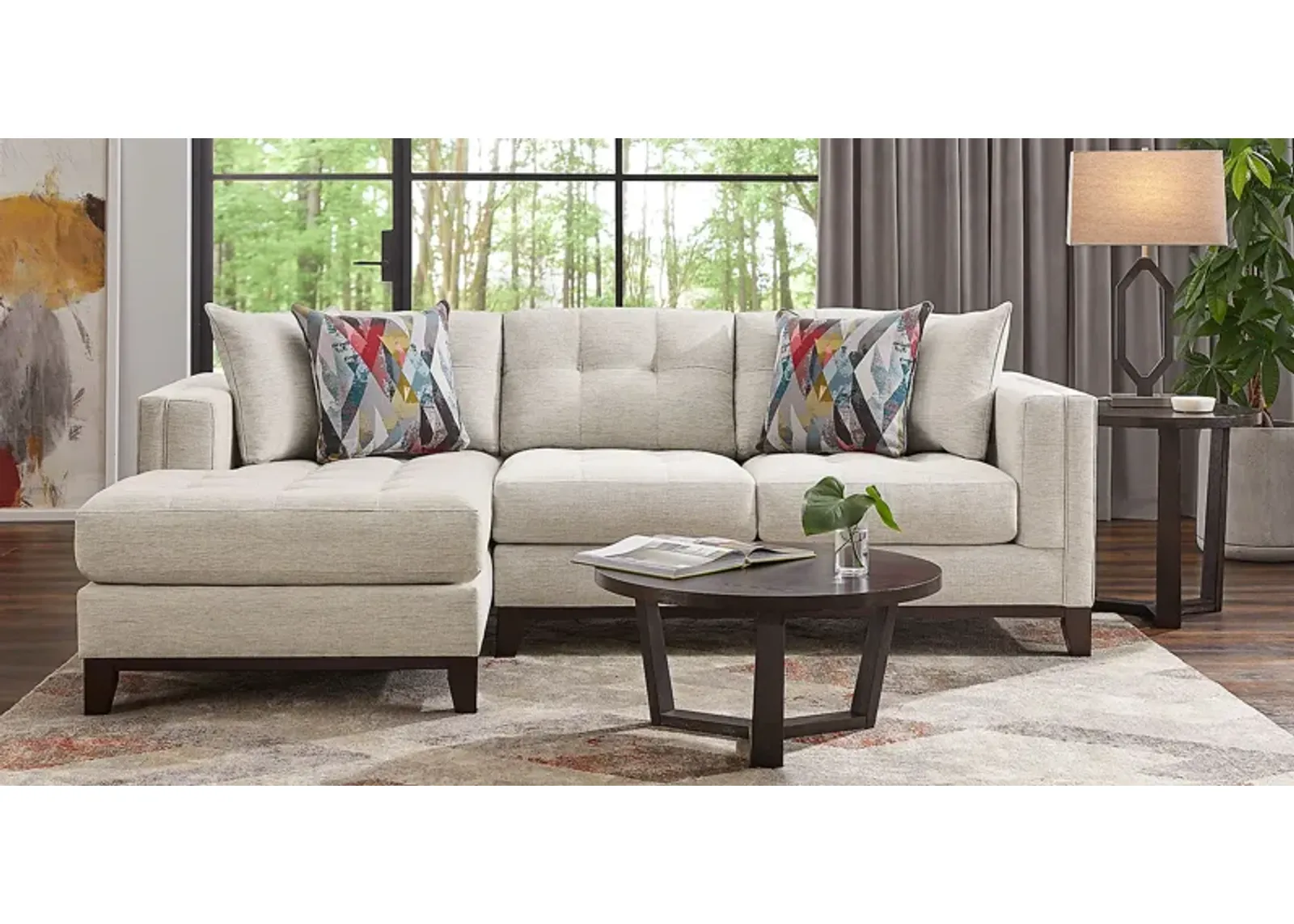 Chatham Oyster 5 Pc Sectional Living Room