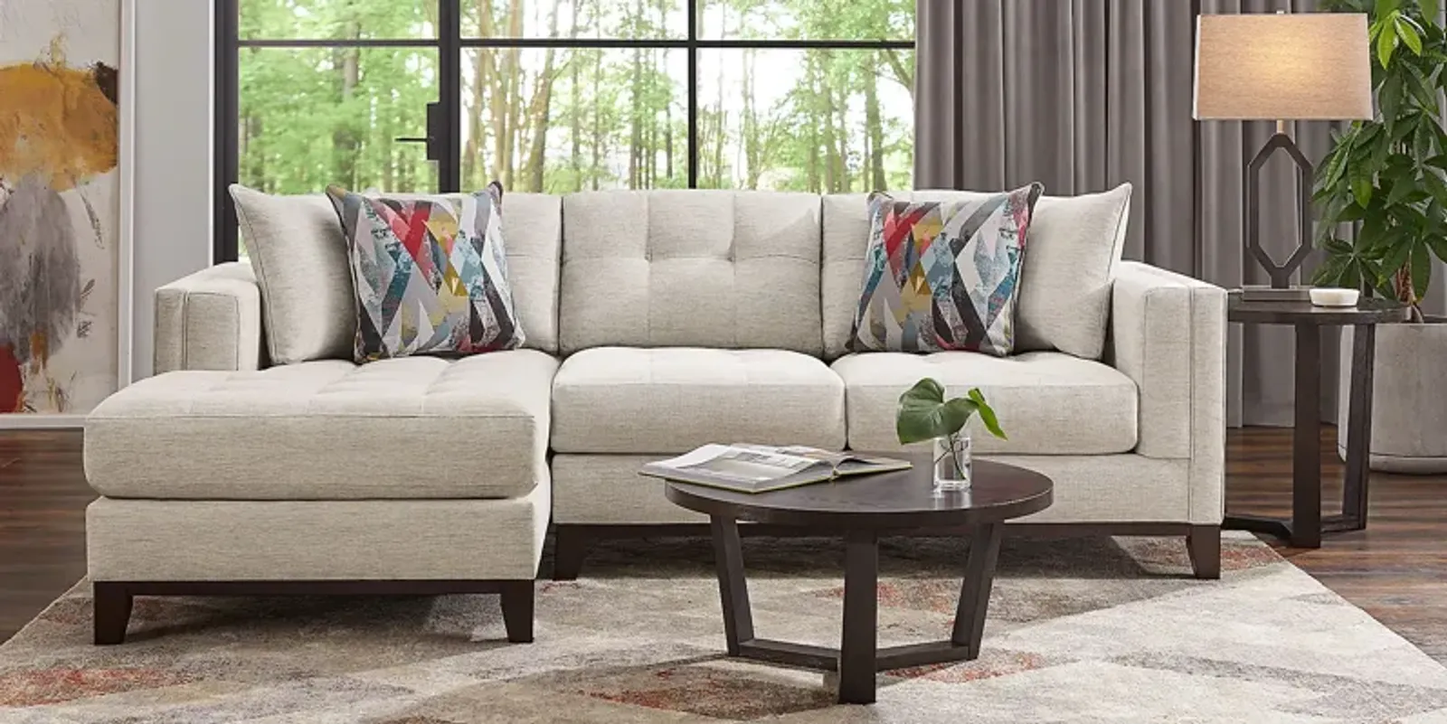 Chatham Oyster 5 Pc Sectional Living Room