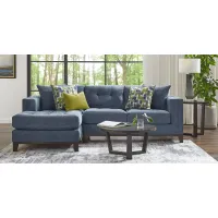 Chatham Navy 5 Pc Sectional Living Room