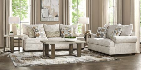 Reyna Point Beige 7 Pc Living Room