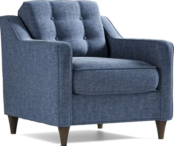 Hanover Indigo Chenille Chair