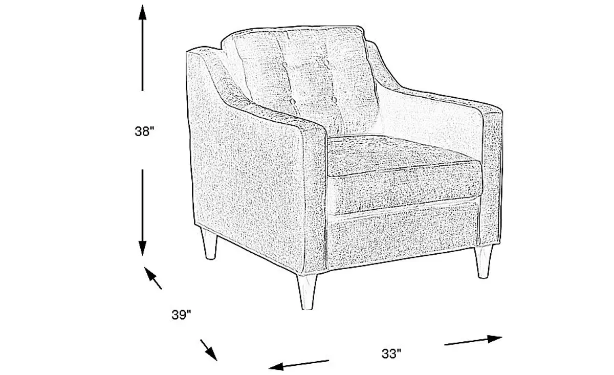Hanover Ruby Chenille Chair
