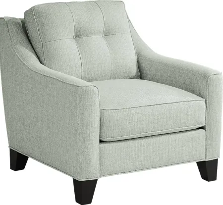 Madison Place Willow Green Textured Chair
