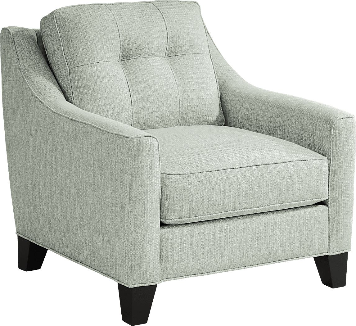 Cindy Crawford Home Madison Place Willow Green Textured Chair