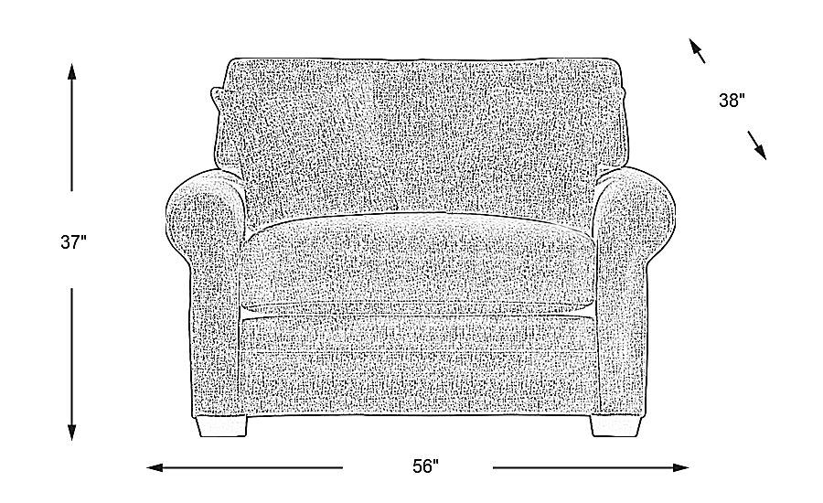 Cindy Crawford Bellingham Green Textured Sofa - Rooms To Go