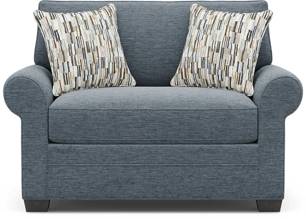 Bellingham Indigo Gel Foam Sleeper Chair