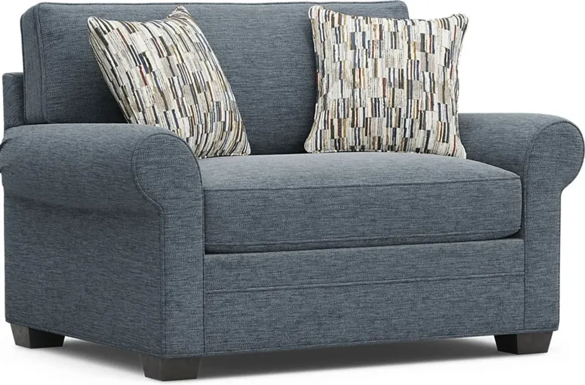 Bellingham Indigo Gel Foam Sleeper Chair