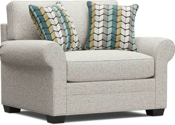 Bellingham Mushroom Textured Chenille Gel Foam Sleeper Chair